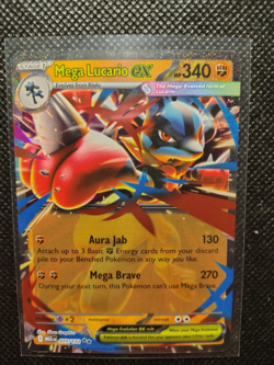 Pokemon TCG Mega Lucario eX 077/132 NM - Image 1