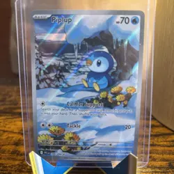 Pokemon TCG Piplup 98/94 Phantasmal Flames Illustration Rare Mega Evolution - Image 1
