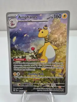 Pokemon TCG Ampharos 090/086 Illustration Rare Chaos Rising English NM/M - Image 1