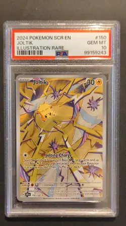 Joltik Illustration Rare 150/142 Pokemon Stellar Crown PSA 10 - Image 1