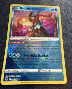 The Pokemon Company Radiant Greninja 046/189 Astral Radiance Holo EN 2022 - Image 1