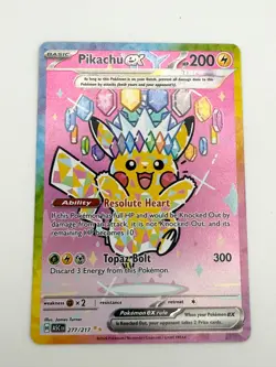 2026 Pokemon Ascended Heroes Pikachu ex Special Illustration Rare #277/217 - Image 3