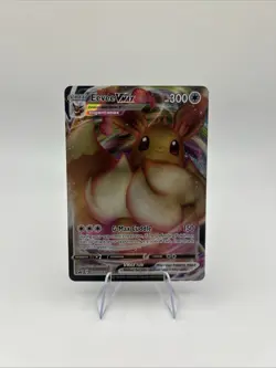 Eevee VMax SWSH087 Sword & Shield Full Art Ultra Rare Promo Pokemon Card * New * - Image 1