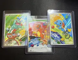 Pokemon First Partner Illustrations Kanto Starters, near mint. - Image 1