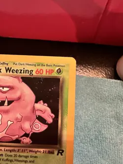 Pokemon TCG Dark Weezing 14/82 Team Rocket Holo Rare English Unlimited NM - Image 4