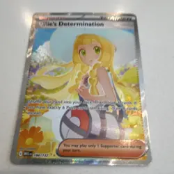 Pokemon TCG Lillie's Determination 184/132 Ultra Rare Holo Full Art EN - Image 2