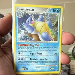 Pokemon TCG Blastoise 2/127 Platinum Holo Rare 130 HP Stage 2 EN - Image 1