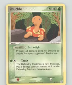 SHUCKLE 47/115 UNCOMMON UNSEEN FORCES POKEMON NEAR MINT - Image 2