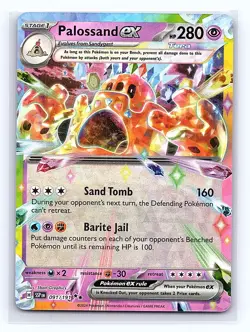 Palossand ex 091/191 Double Rare Surging Sparks Pokemon Near Mint - Image 1