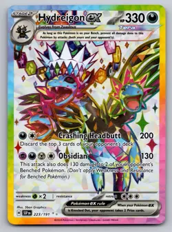 Hydreigon ex 223/191 Ultra Rare Surging Sparks Near Mint - Image 1
