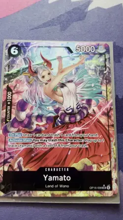 Yamato One Piece Alt Art OP16-098 SR The Time of Battle ENG English - Image 2