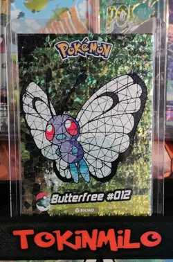 Butterfree #012 Stained Glass Holo Crystal Peru card - Image 1