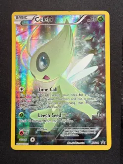 CELEBI XY111 XY BLACK STAR PROMO ENGLISH FULL ART HOLO POKEMON CARD TCG - Image 1