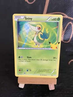 Pokemon Card Snivy 5/25 McDonalds 25th Anniversary Pack Fresh Near Mint - Image 1
