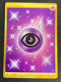 Psychic Energy 232/198 Chilling Reign Gold Secret Rare Pokemon TCG Card NM - Image 1
