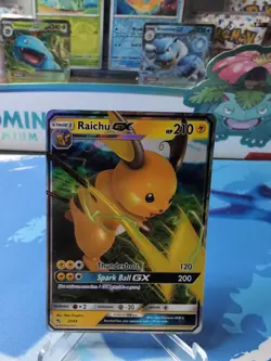 Raichu GX - 20/68 - Pokemon Hidden Fates Sun & Moon Ultra Rare Card NM - Image 1
