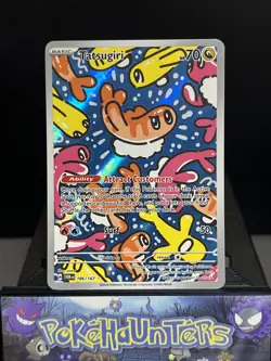 Pokemon Card Tatsugiri 186/167 Twilight Masquerade Illustration Rare NM - Image 1