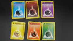 Vintage Set of 149 Energy Pokemon Cards from the 90's - Image 1