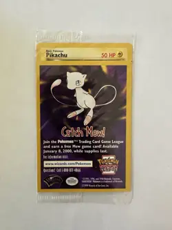 1999 Movie Promo Pokemon Cards Pikachu, Electrabuzz, Mewtwo, And Dragonite - Image 5