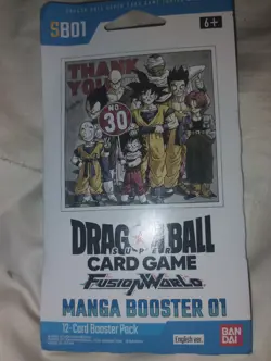 LOOK!!!! Dragon Ball Fusion Warlo Super Trading Card Game Sealed Booster Pack - Image 1