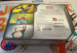 Pokemon TCG: TAG Team Tin Eevee and Snorlax GX Factory sealed 820650805295 - Image 2