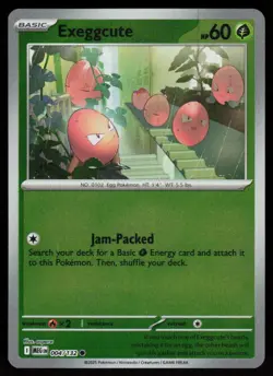 Exeggcute 004/132 Common Mega Evolution Pokemon Reverse Holo Near Mint - Image 1