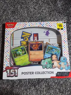 Pokemon TCG Scarlet & Violet 151 Poster Collection BRAND NEW SEALED Pokemon 820650853166 - Image 1