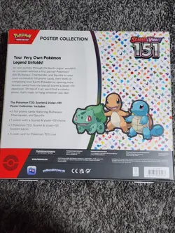 Pokemon TCG Scarlet & Violet 151 Poster Collection BRAND NEW SEALED Pokemon 820650853166 - Image 2