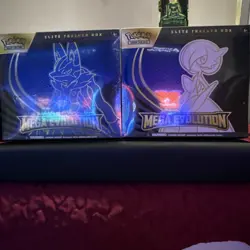 Pokemon TCG Mega Evolution ETBs Lucario & Gardevoir Set Of 2 Factory Sealed New - Image 1