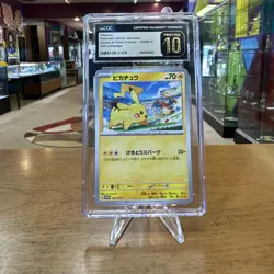 Pokemon Pikachu CGC 10 Pristine Holo Promo 120/SV-P Sv-P Japanese - Image 1