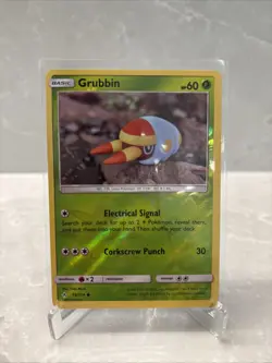 Pokemon TCG Grubbin Unbroken Bonds 18/214 Holo - Image 1