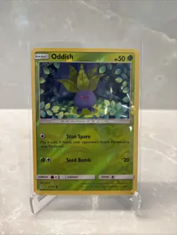 Pokemon TCG Unbroken Bonds Oddish 5/214 Holo - Image 1