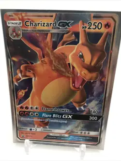 Pokemon TCG Charizard GX SM Black Star Promo SM211 Holo Promo - Image 1