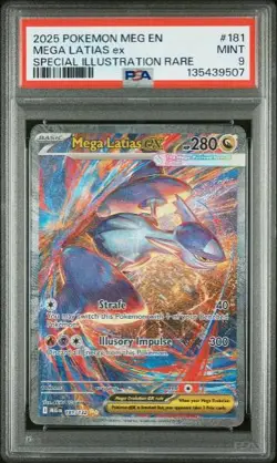 2025 POKEMON MEG EN-MEGA EVOLUTION MEGA LATIAS ex SPECIAL PSA MINT 9 - Image 1