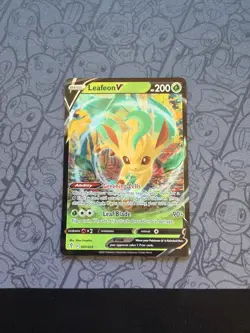 Pokemon: Leafeon V #007/203 Holo Ultra Rare Evolving Skies 2021 - NM - E125 - Image 1