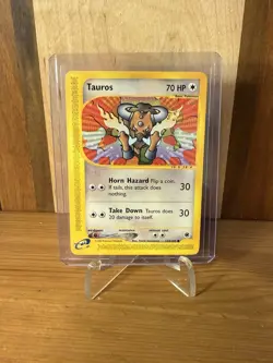 Pokemon! Tauros 133/165 Expedition Base Set Regular - Image 4