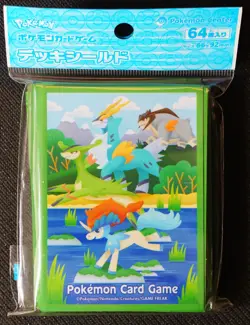 Keldeo 64 Sleeves Japanese Pokemon Center Exclusive Sealed TH52 NEW - Image 1
