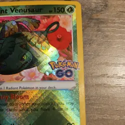 Radiant Venusaur 004/078 Pokemon GO Holo - Image 2
