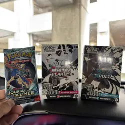 Pokemon TCG Black Bolt And White Flare Booster Bundles New Factory Sealed Extra - Image 1