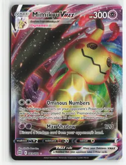 Mimikyu VMAX 069/172 Holo Brilliant Stars Pokemon Near Mint VMAX Rare - Image 1