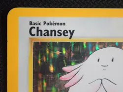 CHANSEY 3/102 HOLO RARE - POKEMON BASE SET 4TH PRINT 1999-2000 UK EDITION - Image 2