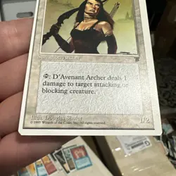 MAGIC THE GATHERING CHRONICLES D'AVENANT ARCHER OFF CENTER ERROR - Image 2