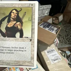 MAGIC THE GATHERING CHRONICLES D'AVENANT ARCHER OFF CENTER ERROR - Image 3