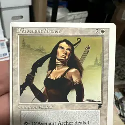 MAGIC THE GATHERING CHRONICLES D'AVENANT ARCHER OFF CENTER ERROR - Image 4