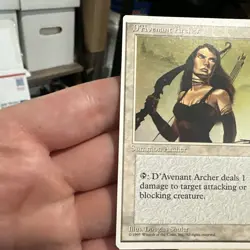 MAGIC THE GATHERING CHRONICLES D'AVENANT ARCHER OFF CENTER ERROR - Image 5