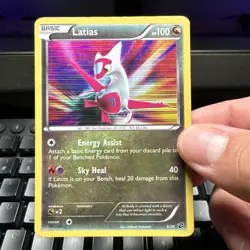 Latias 9/20 Black And White Dragon Vault Holo Pokemon TCG MP - Image 1