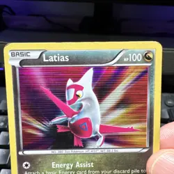 Latias 9/20 Black And White Dragon Vault Holo Pokemon TCG MP - Image 2