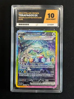 Terapagos ex Special Illustration Rare 170/142 Pokemon Stellar Crown Ace 10 - Image 1