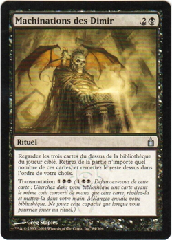 Machinations des Dimir / Dimir Machinations FOIL FRENCH NM Ravnica magic mtg - Image 1