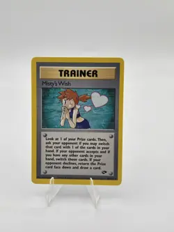 Pokemon Misty's Wish 108/132 Gym Challenge Non-Holo LP Good Shape - Image 1